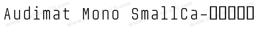 Audimat Mono SmallCa字体转换